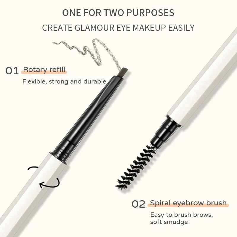 Double-ended Ultra-fine Non-marking Eyebrow Pencil